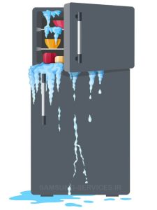 چرا یخچال فریزر سامسونگ برفک می زند
